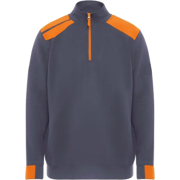 Maglione a mezza zip da uomo 280 g/m² MAVERICK con stampa logo - Immagine 17