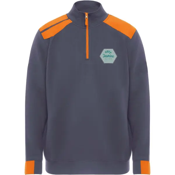 Maglione a mezza zip da uomo 280 g/m² MAVERICK con stampa logo - Immagine 19