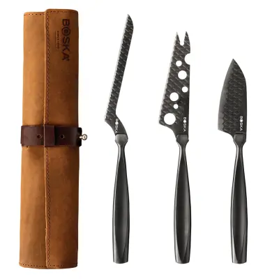 Set di coltelli da formaggio BOSKA Monaco+ Black