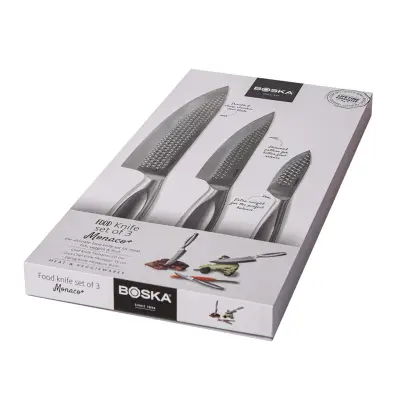 BOSKA Coltelli da cucina Monaco+, set di 3 pezzi - Immagine 6