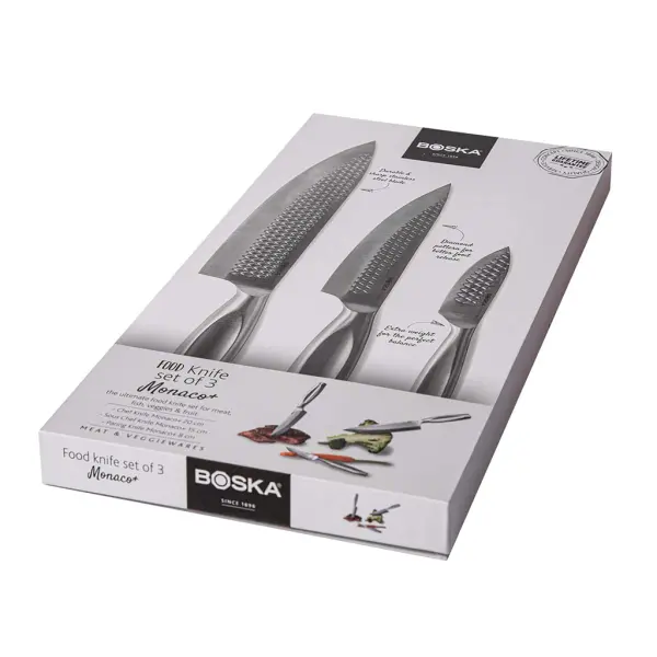 BOSKA Coltelli da cucina Monaco+, set di 3 pezzi - Immagine 6