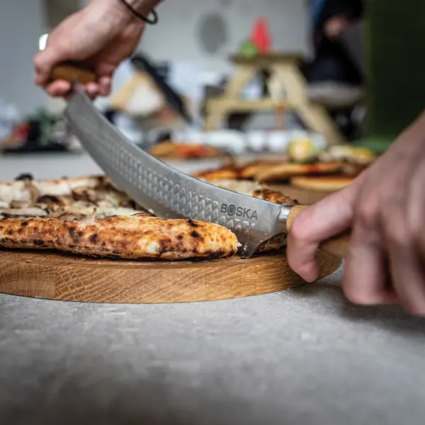 Coltello pizza e formaggi BOSKA OSLO+Nr.4 con stampa - Immagine 9