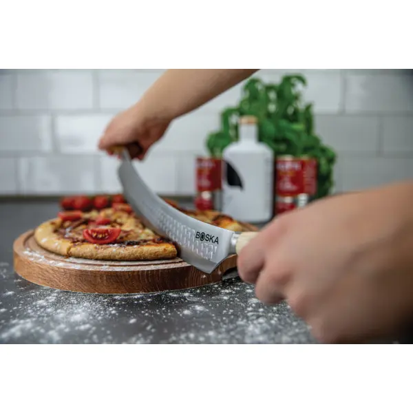 Coltello pizza e formaggi BOSKA OSLO+Nr.4 con stampa - Immagine 11