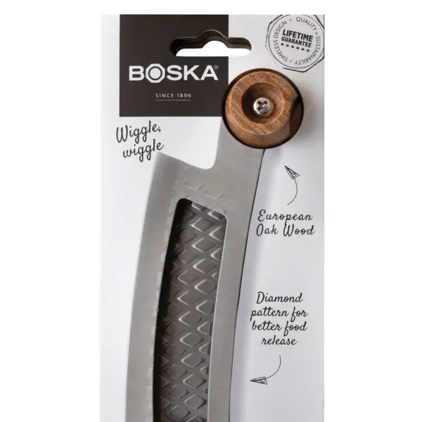 Coltello pizza e formaggi BOSKA OSLO+Nr.4 con stampa - Immagine 7