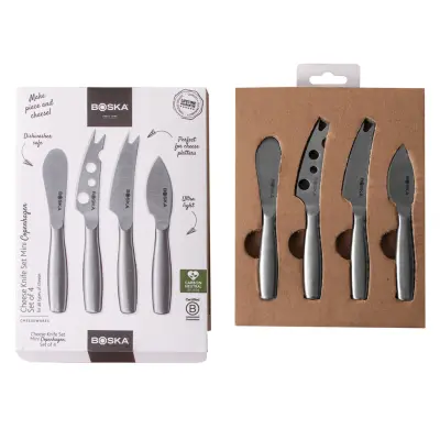 Set di coltelli da formaggio BOSKA Mini Copenhagen in acciaio inox - Immagine 6