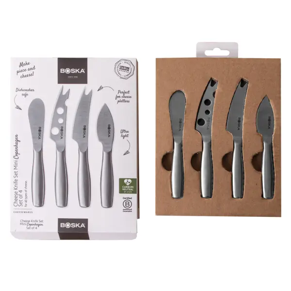 Set di coltelli da formaggio BOSKA Mini Copenhagen in acciaio inox - Immagine 6