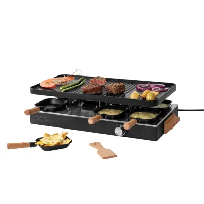 Raclette per 8 persone GOURMET PARTY con stampa