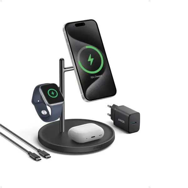 Caricatore wireless MAGGO 3-in-1 ANKER - Immagine 3