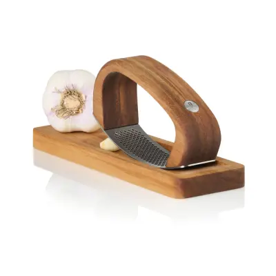 Spremiaglio con tagliere ROCCALIO in legno d’acacia - Immagine 1