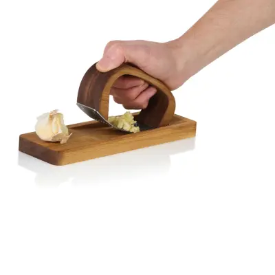Spremiaglio con tagliere ROCCALIO in legno d’acacia - Immagine 7