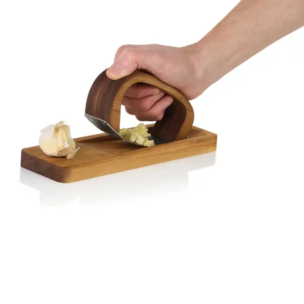 Spremiaglio con tagliere ROCCALIO in legno d’acacia - Immagine 7