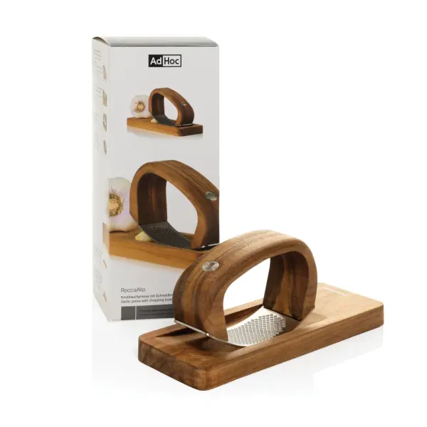 Spremiaglio con tagliere ROCCALIO in legno d’acacia - Immagine 2