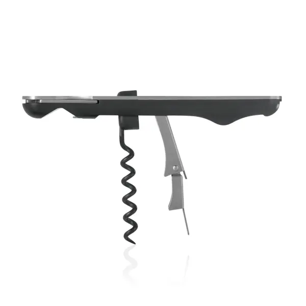 Cavatappi PUSH PULL in acciaio inox con stampa del tuo logo - Immagine 1