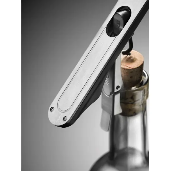 Cavatappi PUSH PULL in acciaio inox con stampa del tuo logo - Immagine 10