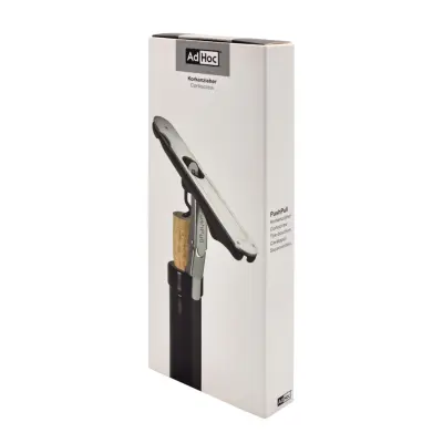Cavatappi PUSH PULL in acciaio inox con stampa del tuo logo - Immagine 2