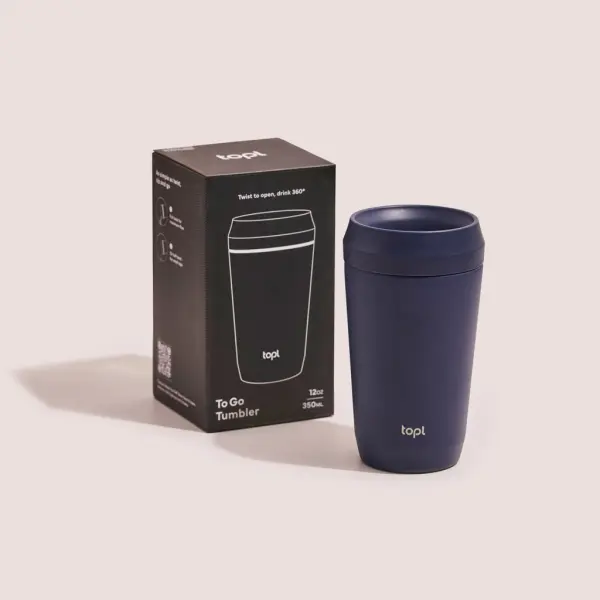 Topl Recycled Steel To Go Tumbler Patented 360 Lid 354ml - Immagine 10