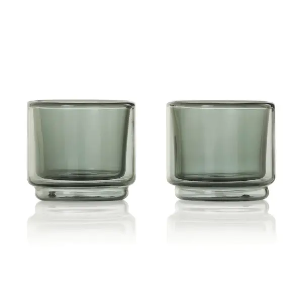 Tazzina da caffè ADHOC IMPACT 45 ml, set 2 pezzi, doppia parete - Immagine 3