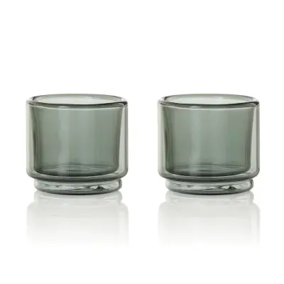 Tazzina da caffè ADHOC IMPACT 45 ml, set 2 pezzi, doppia parete - Immagine 4
