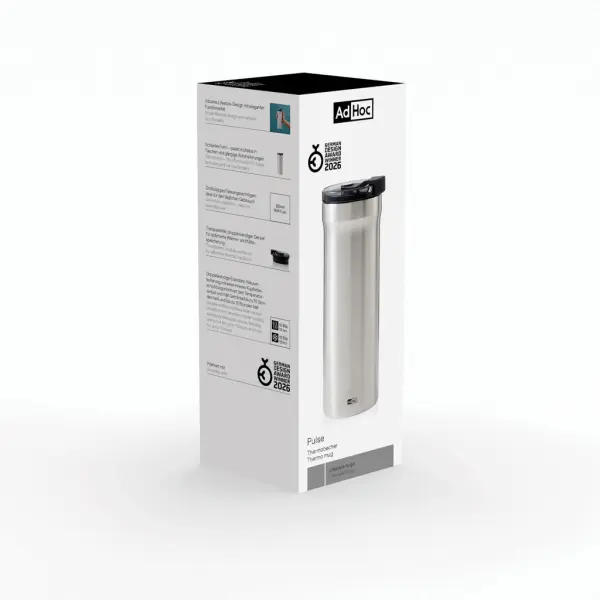 Tazza termica ADHOC PULSE 500ml personalizzabile - Immagine 2