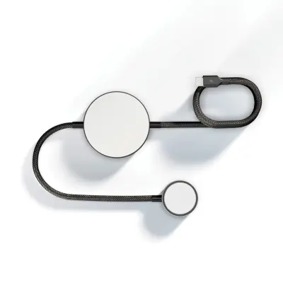 Caricabatterie wireless ZENS Pro 2 con stampa del tuo logo - Immagine 4