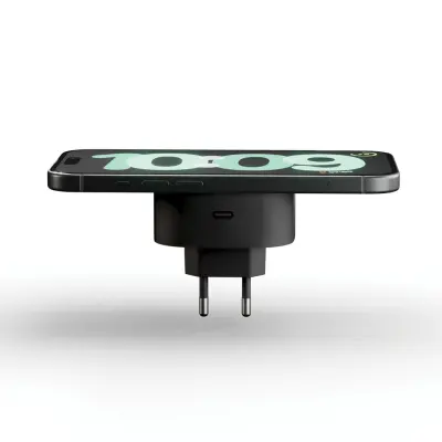 Adattatore di ricarica wireless ZENS fino a 15W con stampa - Immagine 2
