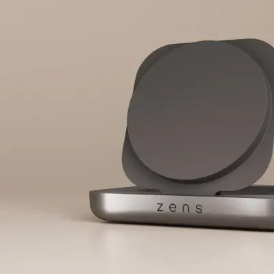 Caricabatterie magnetico da comodino ZENS 20W ricarica wireless - Immagine 8