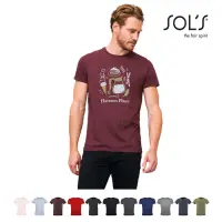T-shirt uomo REGENT FIT 150 g/m² con stampa - SOL'S