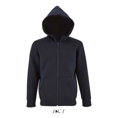 Felpa con zip STONE KIDS 260 g con cappuccio - SOL'S - Immagine 5