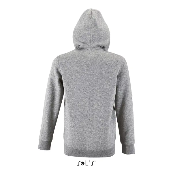 Felpa con zip STONE KIDS 260 g con cappuccio - SOL'S - Immagine 9
