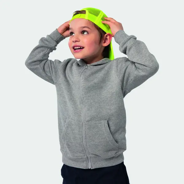 Felpa con zip STONE KIDS 260 g con cappuccio - SOL'S - Immagine 12
