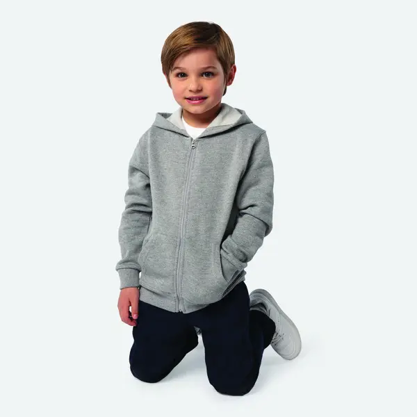 Felpa con zip STONE KIDS 260 g con cappuccio - SOL'S - Immagine 13