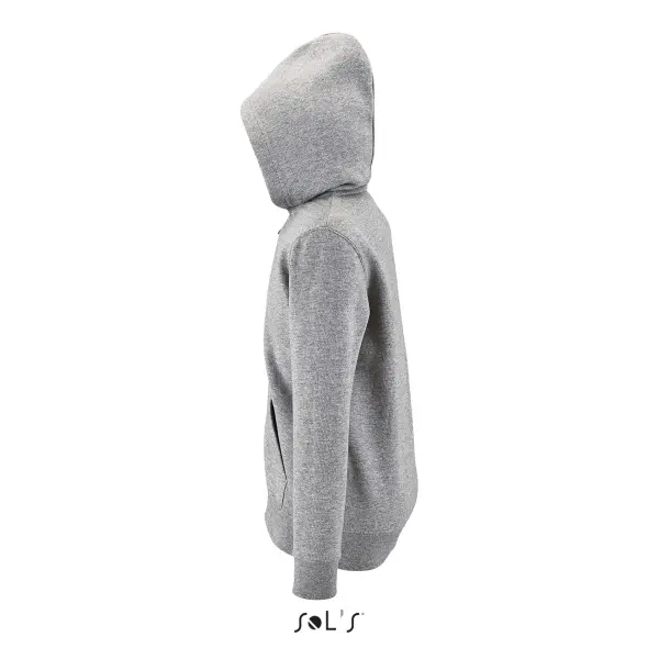 Felpa con zip STONE KIDS 260 g con cappuccio - SOL'S - Immagine 10
