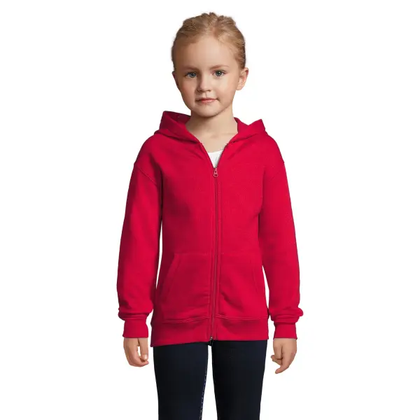 Felpa con zip STONE KIDS 260 g con cappuccio - SOL'S - Immagine 11