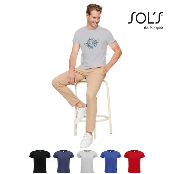 T-shirt unisex EPIC 140 g/m² con stampa del tuo logo - SOL'S - Immagine 1