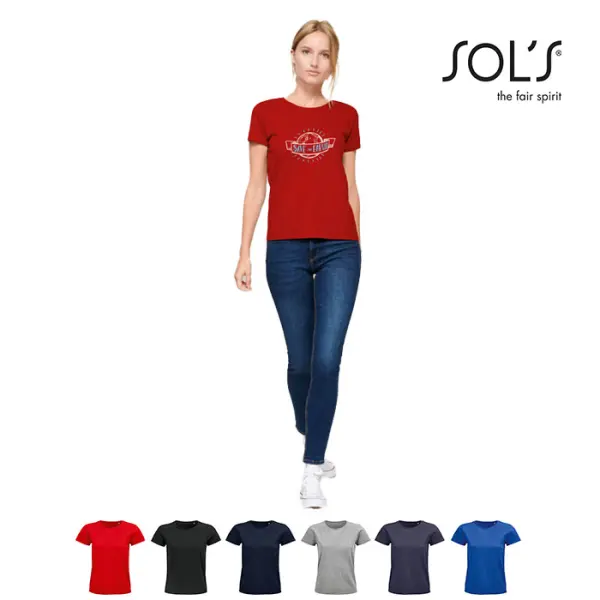 T-shirt donna PIONEER WOMEN jersey 175 biologico - SOL'S - Immagine 1