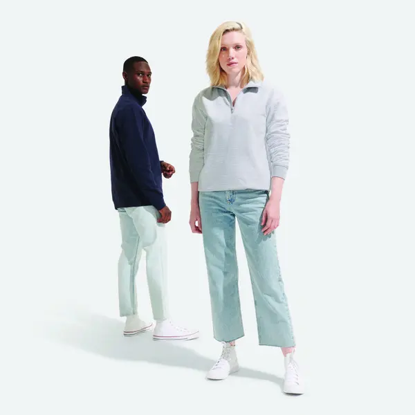 Felpa Unisex CONRAD con zip 1/4 personalizzabile - SOL'S - Immagine 16