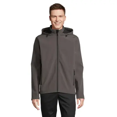 Giacche RACE HOODED MEN softshell in poliestere riciclato - SOL'S - Immagine 5