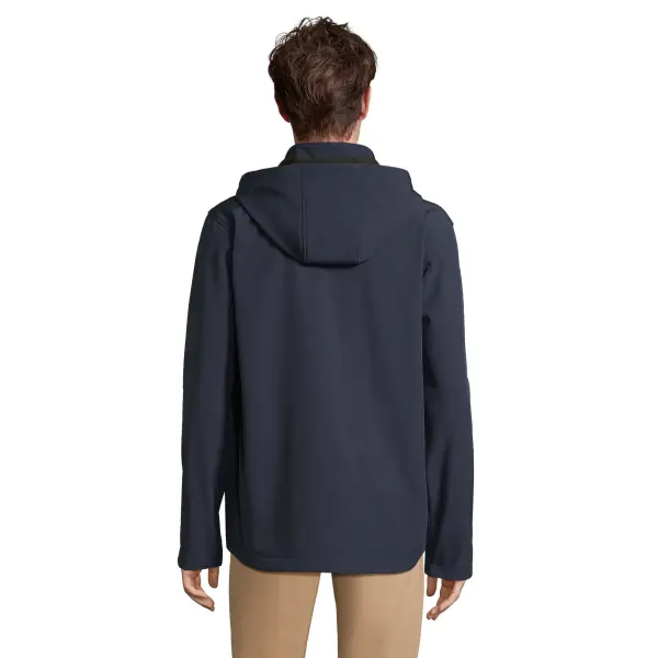 Giacche RACE HOODED MEN softshell in poliestere riciclato - SOL'S - Immagine 9