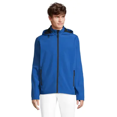 Giacche RACE HOODED MEN softshell in poliestere riciclato - SOL'S - Immagine 11