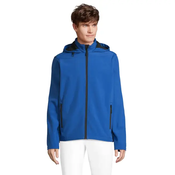 Giacche RACE HOODED MEN softshell in poliestere riciclato - SOL'S - Immagine 11