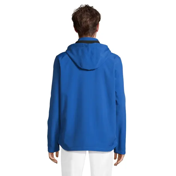 Giacche RACE HOODED MEN softshell in poliestere riciclato - SOL'S - Immagine 1