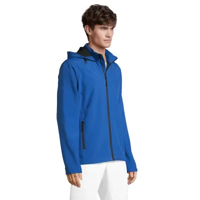 Giacche RACE HOODED MEN softshell in poliestere riciclato - SOL'S - Immagine 12