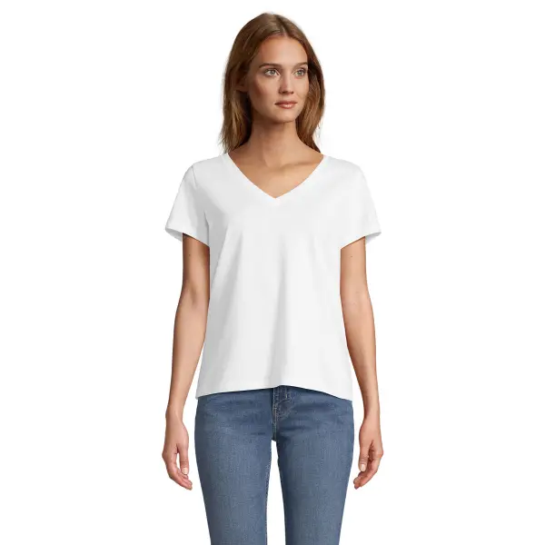 T-shirt donna REGENT V WOMEN con stampa del tuo logo - SOL'S - Immagine 2