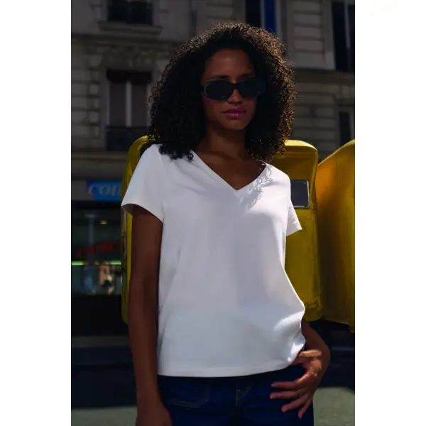 T-shirt donna REGENT V WOMEN con stampa del tuo logo - SOL'S - Immagine 12