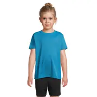 T-shirt bambino SPRINT KIDS in poliestere riciclato - SOL'S