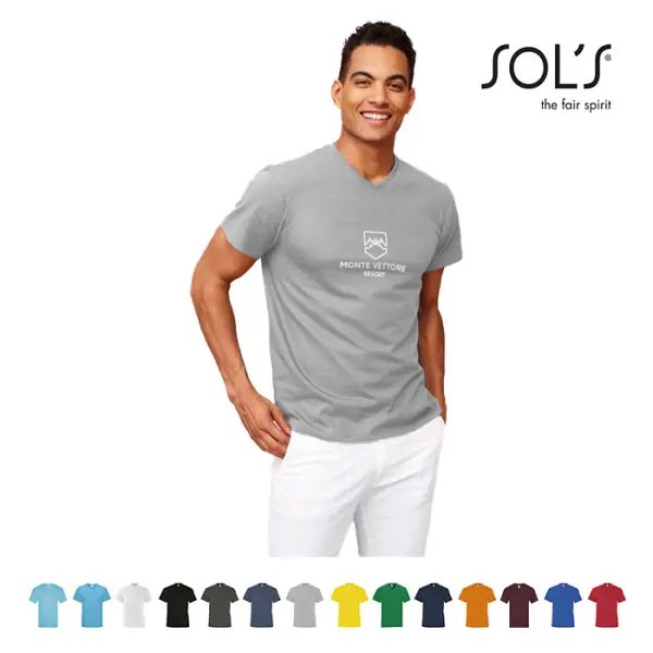 T-shirt uomo VICTORY 150 g in cotone semi pettinato - SOL'S - Immagine 1