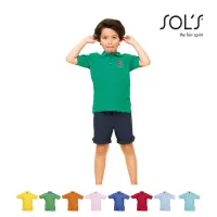 Polo SUMMER II KIDS 170 g/m² con stampa - SOL'S
