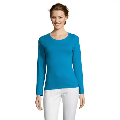T-shirt donna MAJESTIC 150 g/m² con stampa del tuo logo - SOL'S - Immagine 3