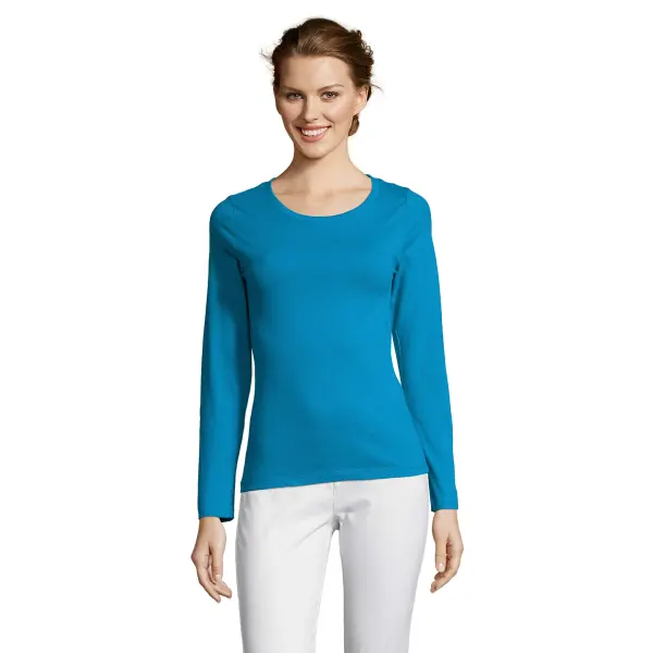 T-shirt donna MAJESTIC 150 g/m² con stampa del tuo logo - SOL'S - Immagine 3