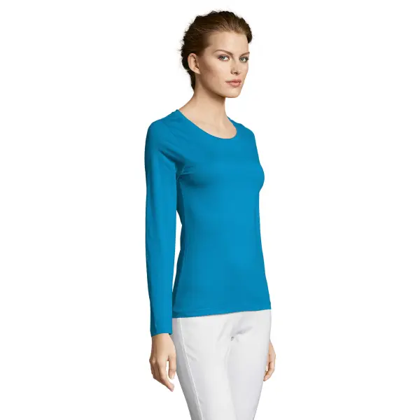 T-shirt donna MAJESTIC 150 g/m² con stampa del tuo logo - SOL'S - Immagine 5